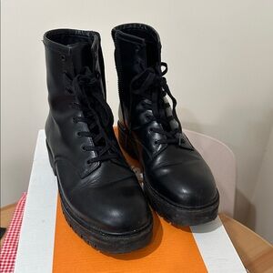 Thursday Boot Company Black Combat Boots, size 9